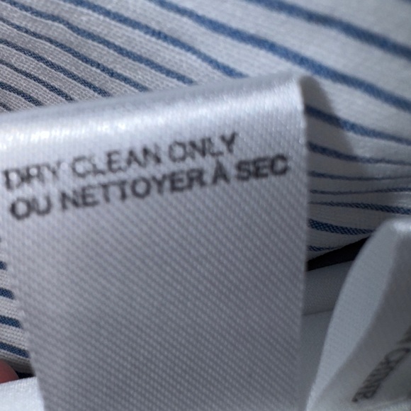 NWT Amanda and Chelsea Blue and White Stripped Suit Set Small/6 - Picture 10 of 11